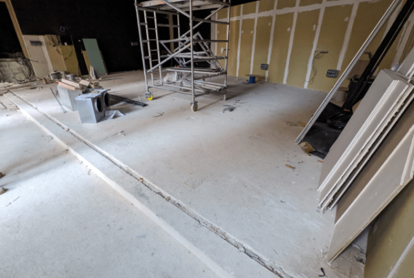 Mesures vibratoires de dalles flottantes