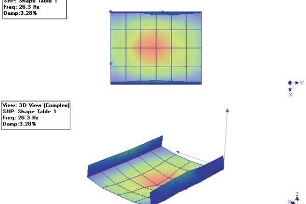 AME de tabliers de pont court pour recalage de modèles FEM