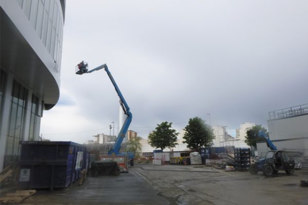 Arena - Mesures de façades sur nacelle