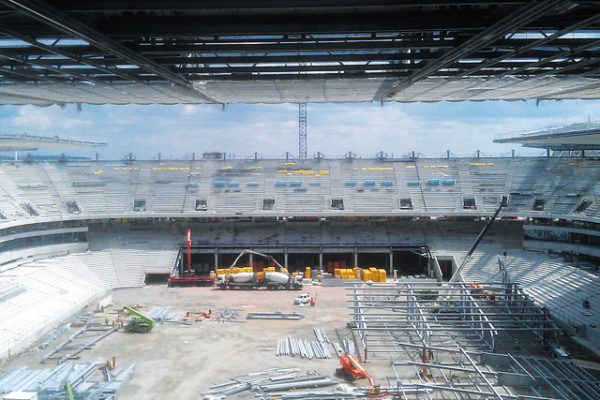 Grand stade de Bordeaux - Comportement vibratoire des tribunes