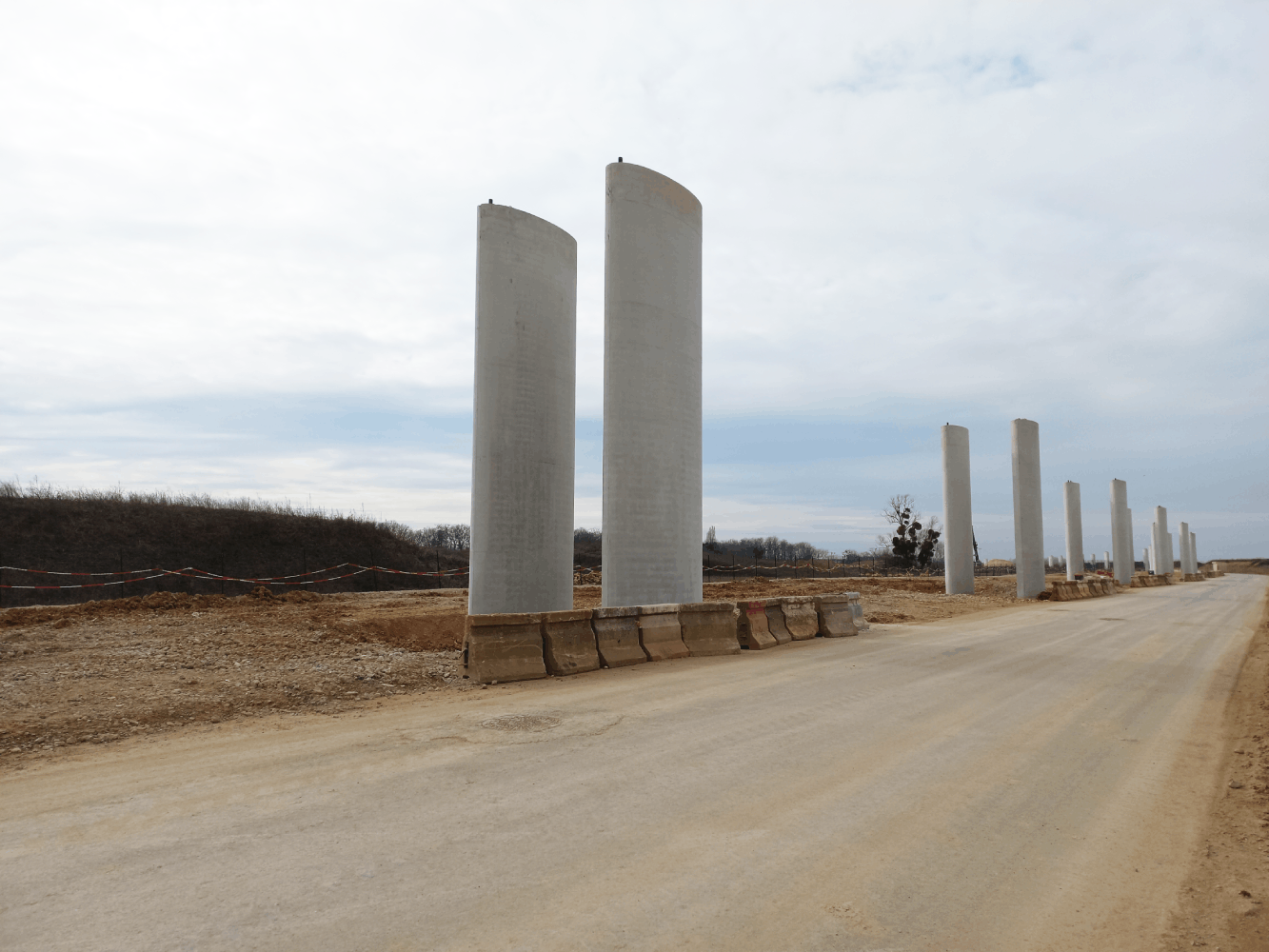 Les piles de la ligne 18