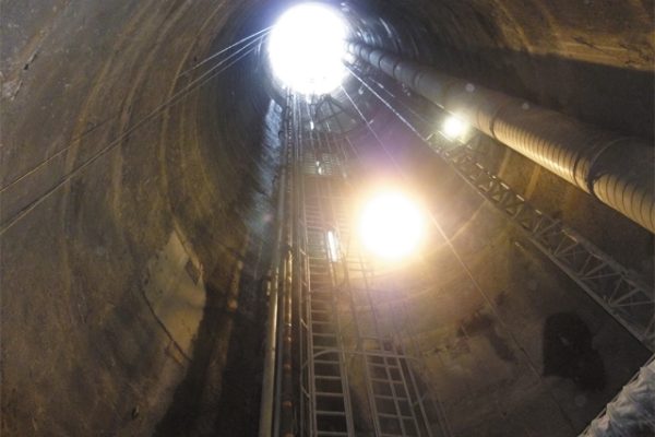 Mesures de transmissibilités vibratoires - Puits Sembat - SGP L14